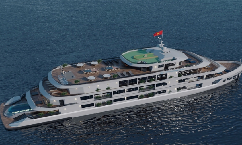 Aqua Luxury Cruise - The blue architecture on Halong Bay