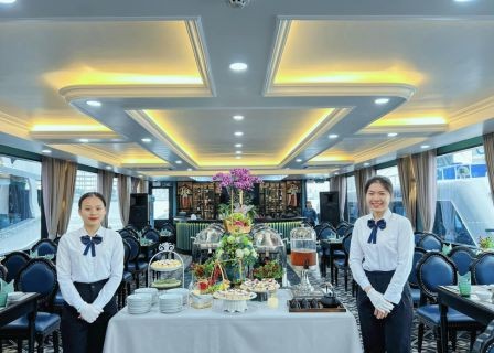 Grand Restaurant onboard: Savor Indochina's Flavors