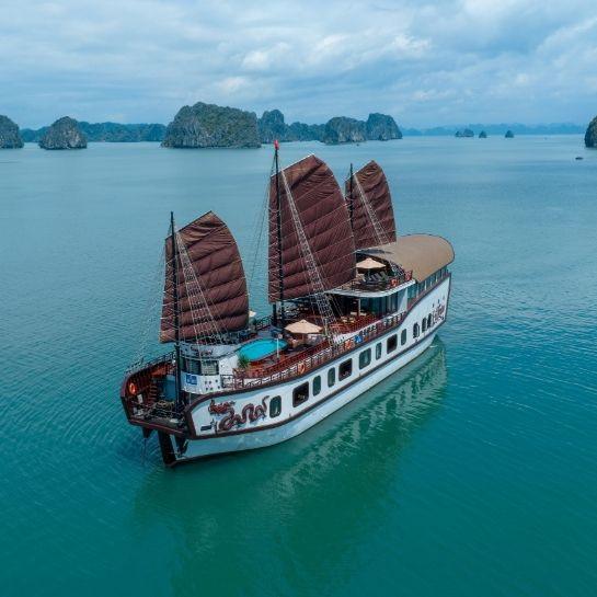 Red Dragon Cruise Bai Tu Long 2 Day 1 Night Itinerary