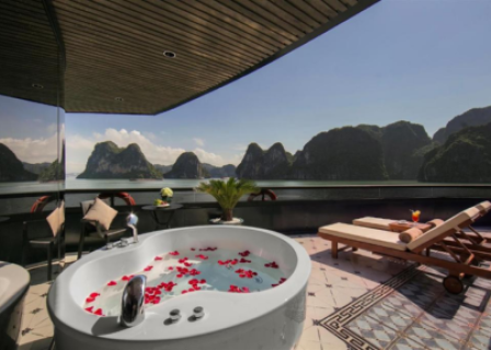 Halong Bay - Titop Island - Tuan Chau Port